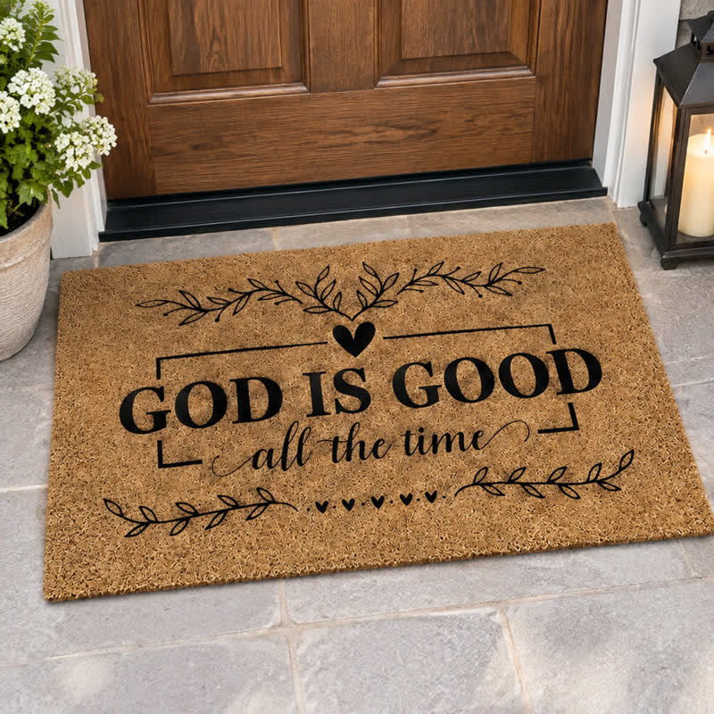 Christianartworkshop Heavy-Duty Artificial Coir Faith Verse Doormat - image 45