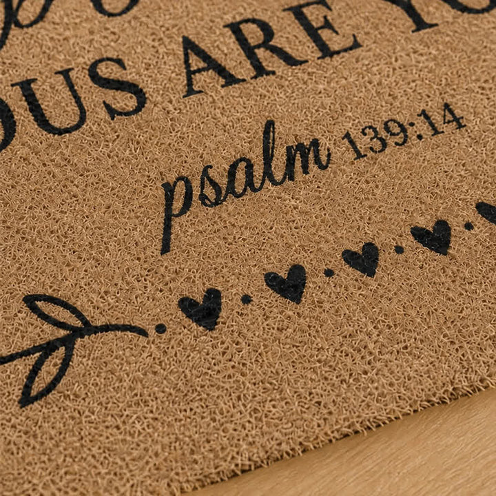 Christianartworkshop Heavy-Duty Artificial Coir Faith Verse Doormat - image 63